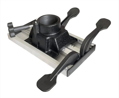 ForeStar Industries 2-3/8″ Black Locking Air Ride Seat Slide - 383131-LARBK