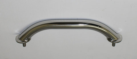 10" Stainless Steel Safety Grab Bar Bolt On for Marine, Dock, Deck, Boat, Pool, Hot Tub