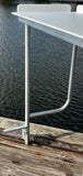 Fish Cleaning Station Fillet Table Overhanging Dock Support Legs Frame - MFDFCSOH