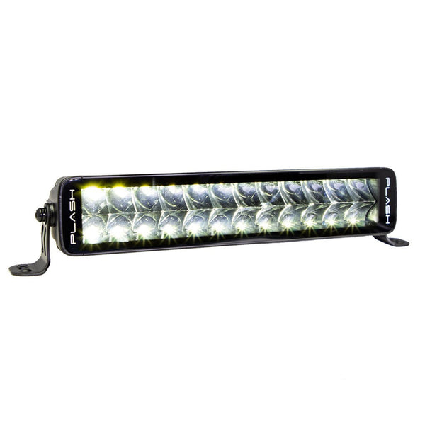 PLASH X2Series LED Light Bar Marine Black Perfect Beam Marine