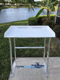 Sea-Line Four Leg Fish Cleaning Station Fillet Table Dock Aluminum 50" x 23" -SLFCS50-4 - Marine Fiberglass Direct