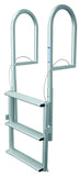 JIF Marine - 3 Step Dock Lift Ladder - Anodized Aluminum - DJX3 - Marine Fiberglass Direct