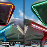 Golf Cart Under glow LED Lighting RGB Bluetooth app controlled brightest waterproof Double Take Roof light