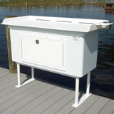 C&M Marine Fish Cleaning Table W/Dry Storage - 54" x 24" -- FCS-CAB-SM