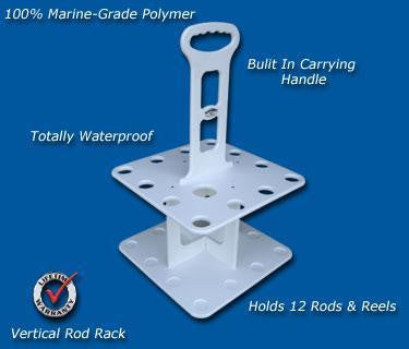 FISHING ROD AND REEL HOLDER- EASY VERTICAL CARRIER