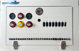 Electrical Circuit Battery Bank HDPE Starboard Electrical Panel for LTB Latitude Tournament Boats 25' Competitor