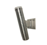 10" Aluminum Boat Fishing or Pole Rod Holder - 15 Degree FLAT Surface Mount for transom, gunnels, docks, or piers