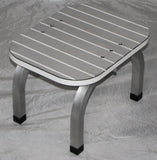 Casting Platform 14" x 18" - Brushed gray - Spotting and Sighting Fly and Flats Fishing or Gheenoe