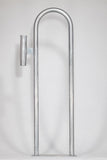 Marine Dock & Boat 48" Aluminum Handrail - Safety Grab Bar Rail- w/ Vertical Rod Holder