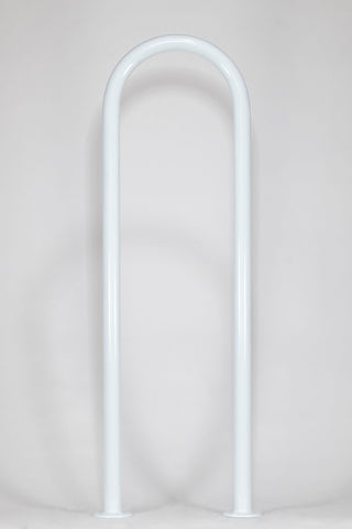 Marine Dock & Boat - 42" H x 13" W - Aluminum Handrail - Safety Grab Bar Rail - White Powder Coating