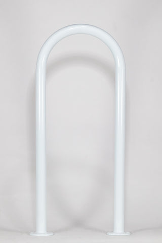 Marine Dock & Boat - 30" H x 13" W - Aluminum Handrail - Safety Grab Bar Rail - White Powder Coating