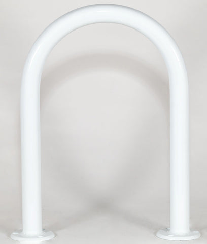 Marine Dock & Boat - 18" H x 13" W - Aluminum Handrail - Safety Grab Bar Rail - White Powder Coating