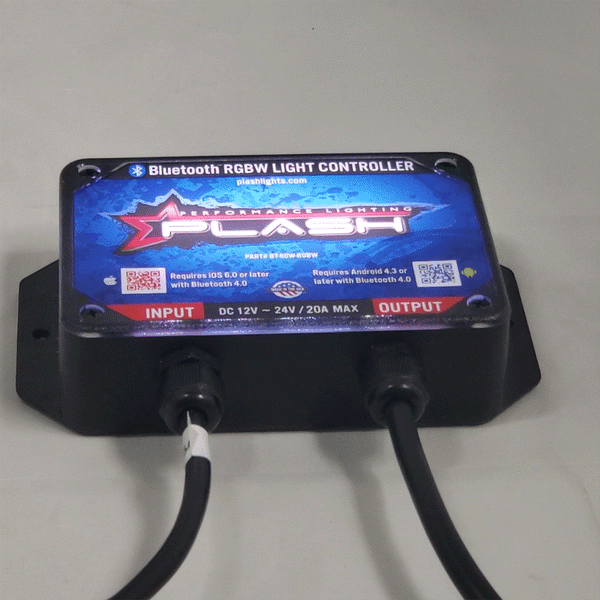 Marine RGBW Bluetooth™ Controller for LED Lights Multi Zone Marine