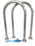 Two (2) Marine Dock & Boat - 30" H x 16.5" W - Hand Rails - Grab Bars - Marine Fiberglass Direct