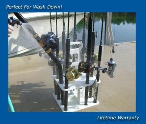 fishing rod holder plans Deep Blue Marine Polymer Rod Rack