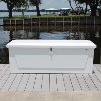 Fiberglass Dock Box - 26H X 85W X 27D - CM08 **FREE SHIPPING** – Marine  Fiberglass Direct