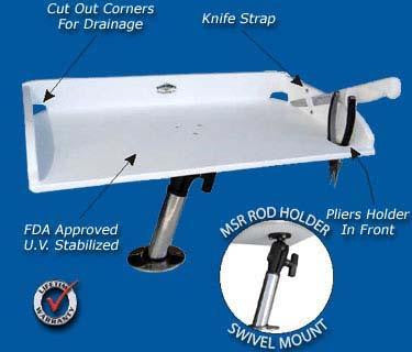 Deep Blue Marine Boat Bait Table 21X12