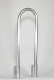 Marine Dock & Boat - 36" H x 13" W - Aluminum Handrail - Safety Grab Bar Rail - Vertical Surface Mount