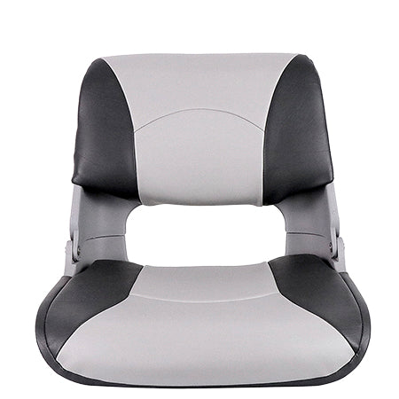 Shell Seat Back Shell Back Folding Boat Seat - Horizon Boat Seats - 1009-ABC GREY/CHAR ...