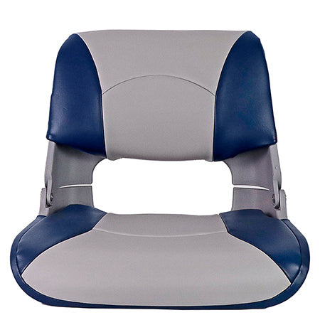 Shell Seat Back Shell Back Folding Boat Seat - Horizon Boat Seats - 1009-ABD GREY/NAVY ...