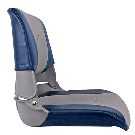 Shell Seat Back Shell Back Folding Boat Seat - Horizon Boat Seats - 1009-ABD GREY/NAVY ...