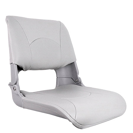Shell Seat Back Shell Back Folding Boat Seat - Horizon Boat Seats - 1009-AB GREY, GREY ...