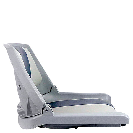 Shell Seat Back Shell Back Folding Boat Seat - Horizon Boat Seats - 1010-ABD GREY/NAVY ...