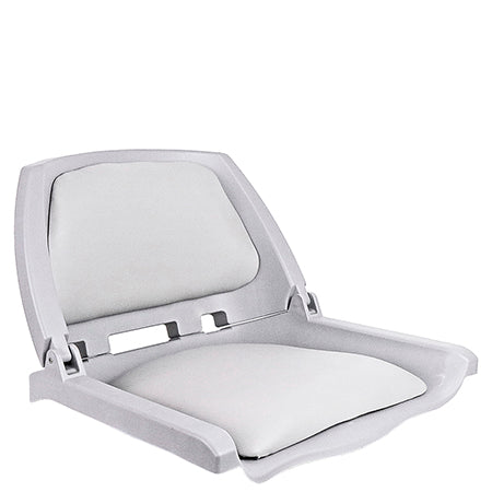 Shell Seat Back Shell Back Folding Boat Seat - Horizon Boat Seats - 1010-AB GREY, GREY ...