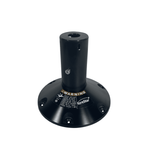 11.5" FORESTAR FIXED HEIGHT BLACK ANODIZED PEDESTAL with STOP - 184011.5-LBAWOSST