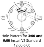 10.5" Forestar Fixed Height Anodized Pedestal with STOP - 18X010.5-LWOSST