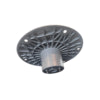 9" Base For Posipost 2-3/8" Keyed Removable Pedestal - Aluminum - 380015-SG1