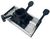 Forestar Industries 2-7/8" Seat Slide with 45 Degree Gap with Black Handles - 383121-L45B