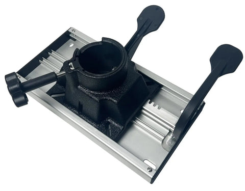 Forestar Industries 2-7/8" Seat Slide with 45 Degree Gap with Black Handles - 383121-L45B