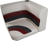 Premium Series Pontoon Radius Corner Cushion Set 3007-AAEC White/Red/Charcoal