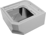 Radius Corner Base for Horizon Boat Seats - 3011-AB Grey