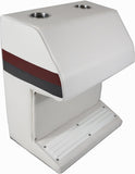 Premium Series Pontoon Captain, Steering Stand - 3005-AAEC White/Red/Charcoal