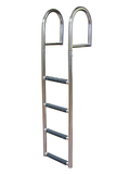 JIF Marine - Stainless Steel 4 Step Stationary Dock Ladder - DMY4