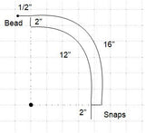 Universal Cushion for Leaning Post - 37"- Round 2200-CR Replacement MFDCUSH03