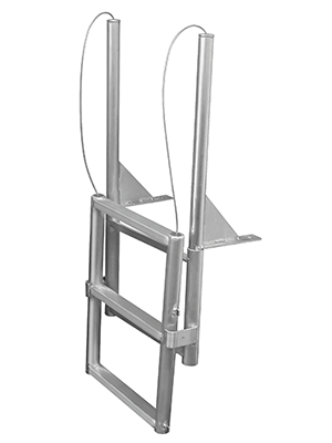 JIF Marine - 7 Step Lift Dock Ladder - EFL7 – Marine Fiberglass Direct