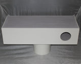 OUTDOOR CABINET FOR BOSTON WHALER SUPER SPORT - SINGLE DOOR STORAGE & TWO SPEAKER HOLES - 14" X 9" X 35"