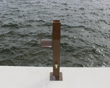 WATER & ELECTRIC POWER PEDESTAL 36"H x 8"W x 8"D - BROWN