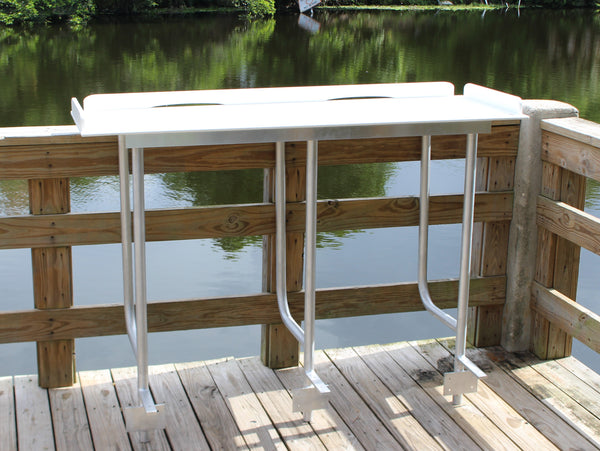 Fish Cleaning Station Fillet Table Overhanging Dock 68