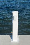 LARGE WATER & ELECTRIC PEDESTAL 36"H x 10"W x 10"D