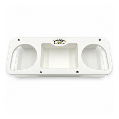 Double Beverage/Cup/Drink Holder- 14 1/8" x 5 1/8" x 3 1/4" -MB2