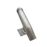10" Aluminum Boat Fishing or Pole Rod Holder - 30 Degree FLAT Surface Mount for transom, gunnels, docks, or piers