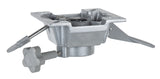 ForeStar Industries 2-3/8" Locking Air Ride Seat Swivel - Anodized Plate - 383031-LAR