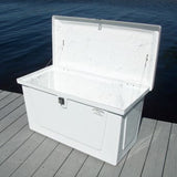 Fiberglass Dock Box - 18"H X 48"W X 20"D - CM02 - Marine Fiberglass Direct