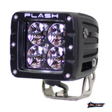 12W AMBER Cube Light Kit Headlight Bright Driving Beam Plash