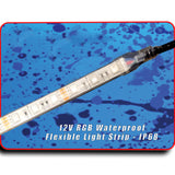 RGB Color Changing Strip Light for Boat Kayak Truck or Bar IP68 Marine Rated waterproof