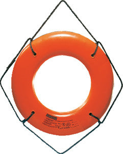 Cal June - 24" Orange Life Ring Buoy - Marine Fiberglass Direct